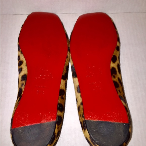 ‼️CHRISTIAN LOUBOUTIN leopard flats‼️ Price Firm - Picture 2 of 7